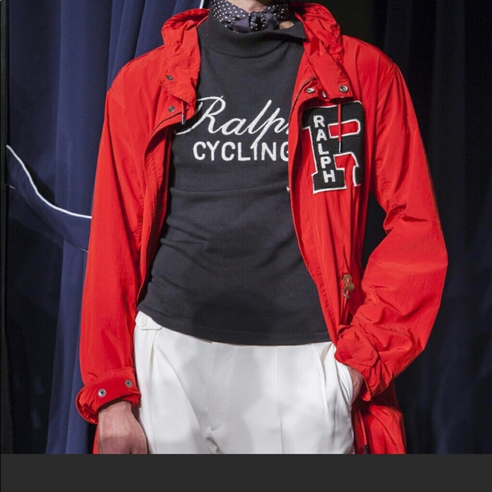 Polo rl purple label rain coat.